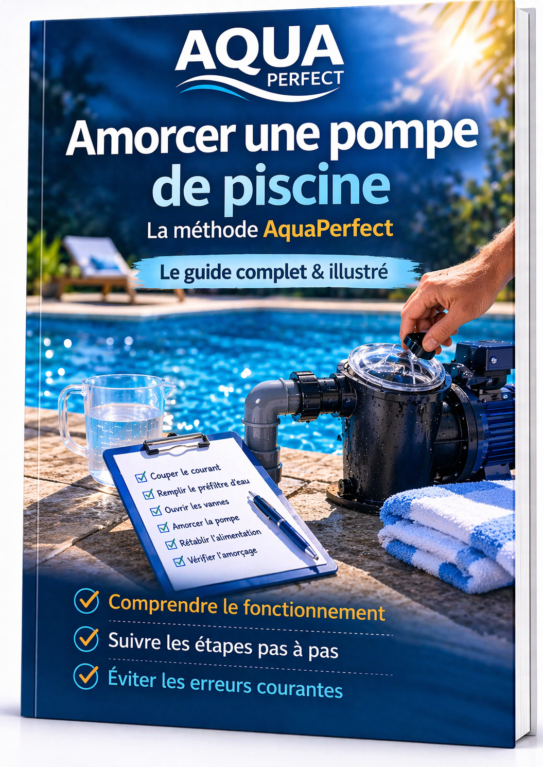 Amorcer une pompe de piscine : la méthode AquaPerfect