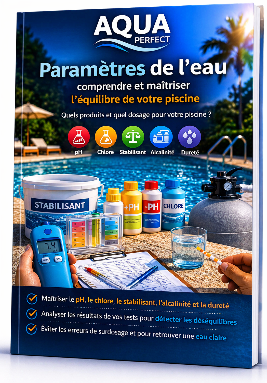 Paramètres de l’eau : comprendre et maîtriser l’équilibre de votre piscine