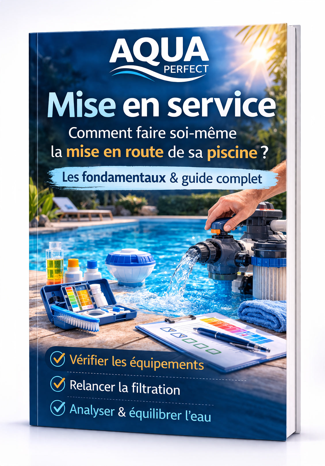 Mise en service : comment faire soi-même la mise en route de sa piscine ?