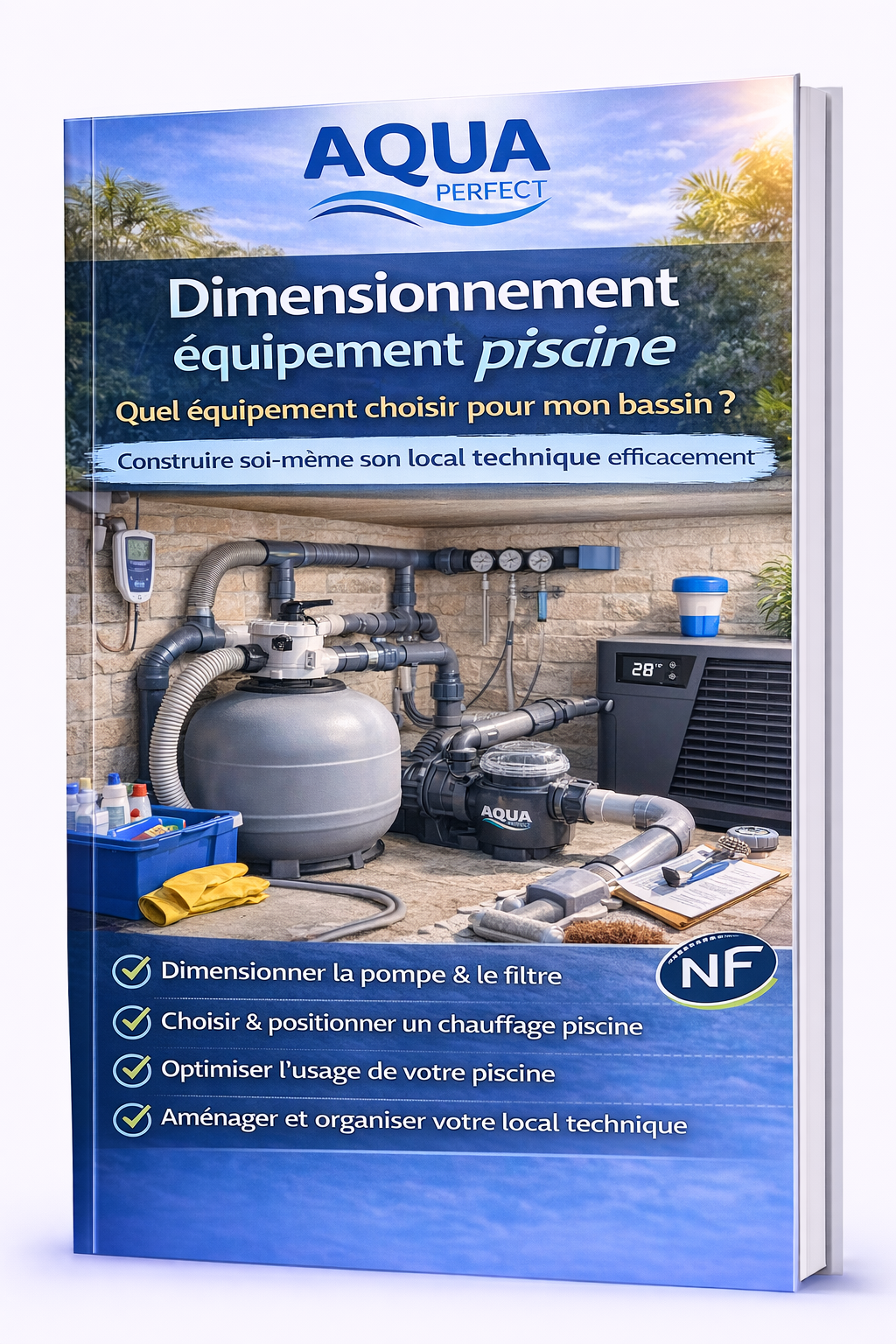 Dimensionnement des équipements de piscine : choisir le matériel adapté pour son bassin