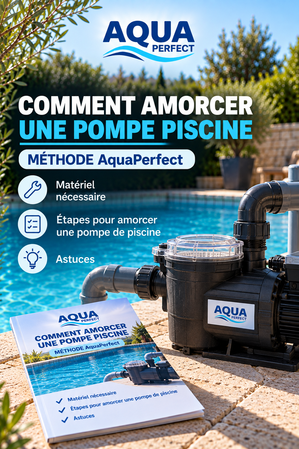 Comment amorcer une pompe de piscine : la méthode AquaPerfect