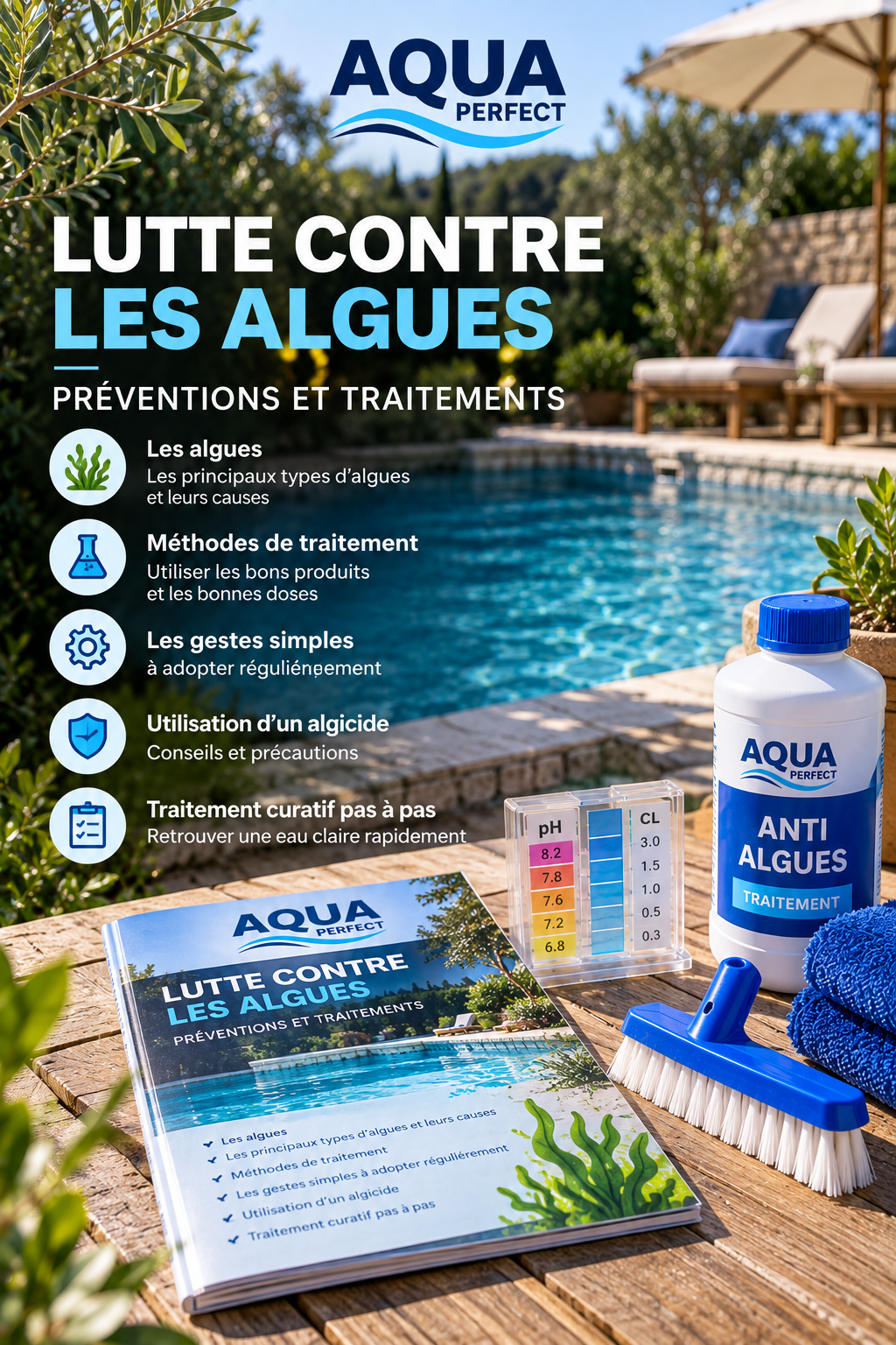 Lutte contre les algues : prévention et traitements efficaces