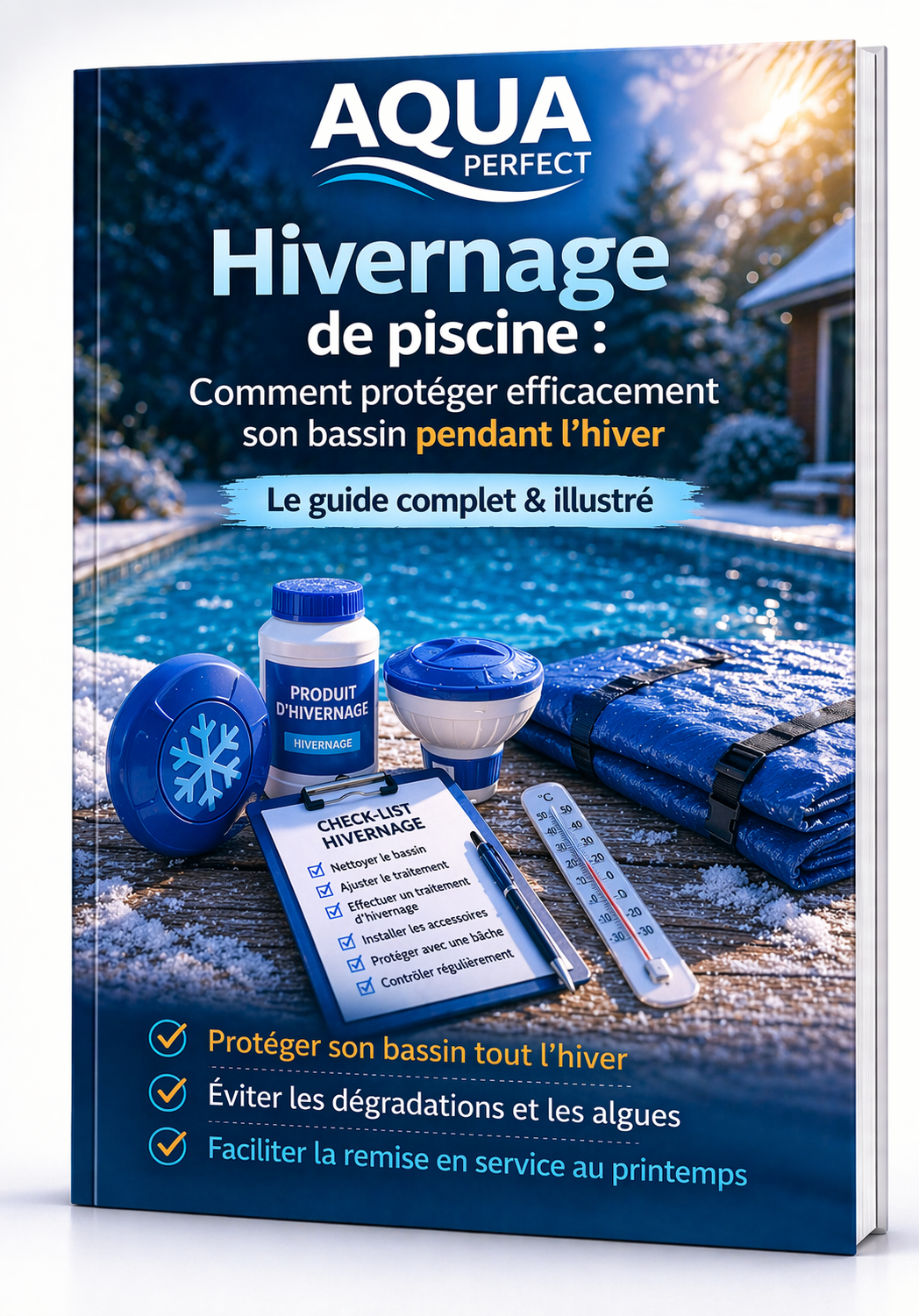 Hivernage de piscine : comment protéger efficacement son bassin pendant l’hiver