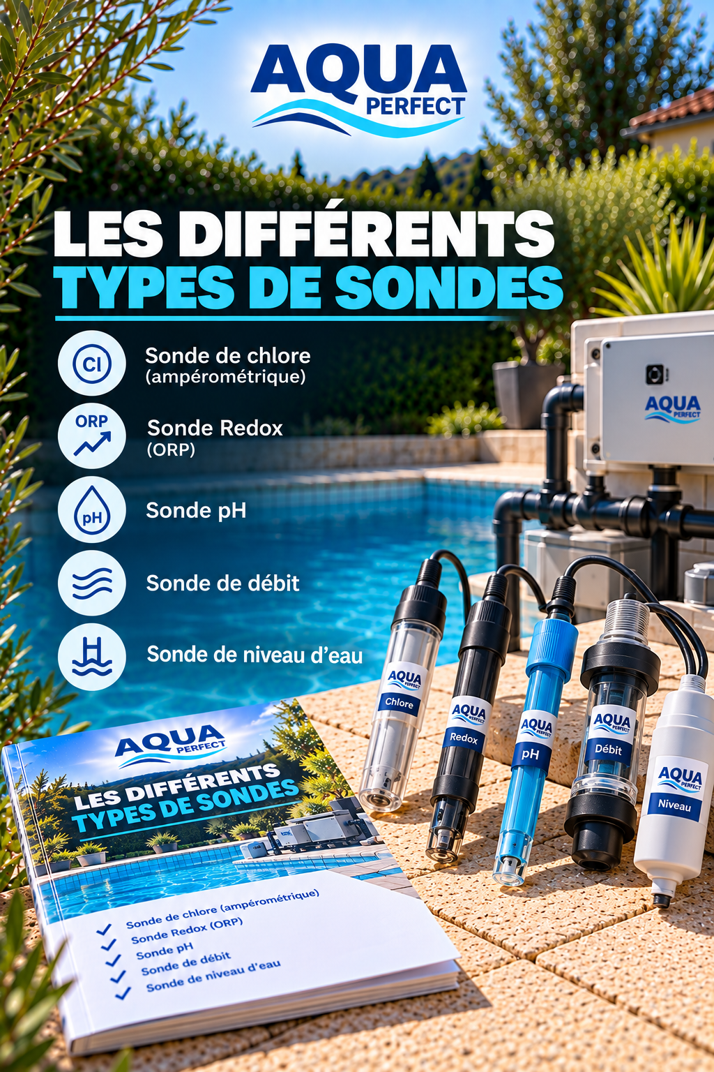 Les différents types de sondes pour piscine : comprendre leur rôle et leur fonctionnement