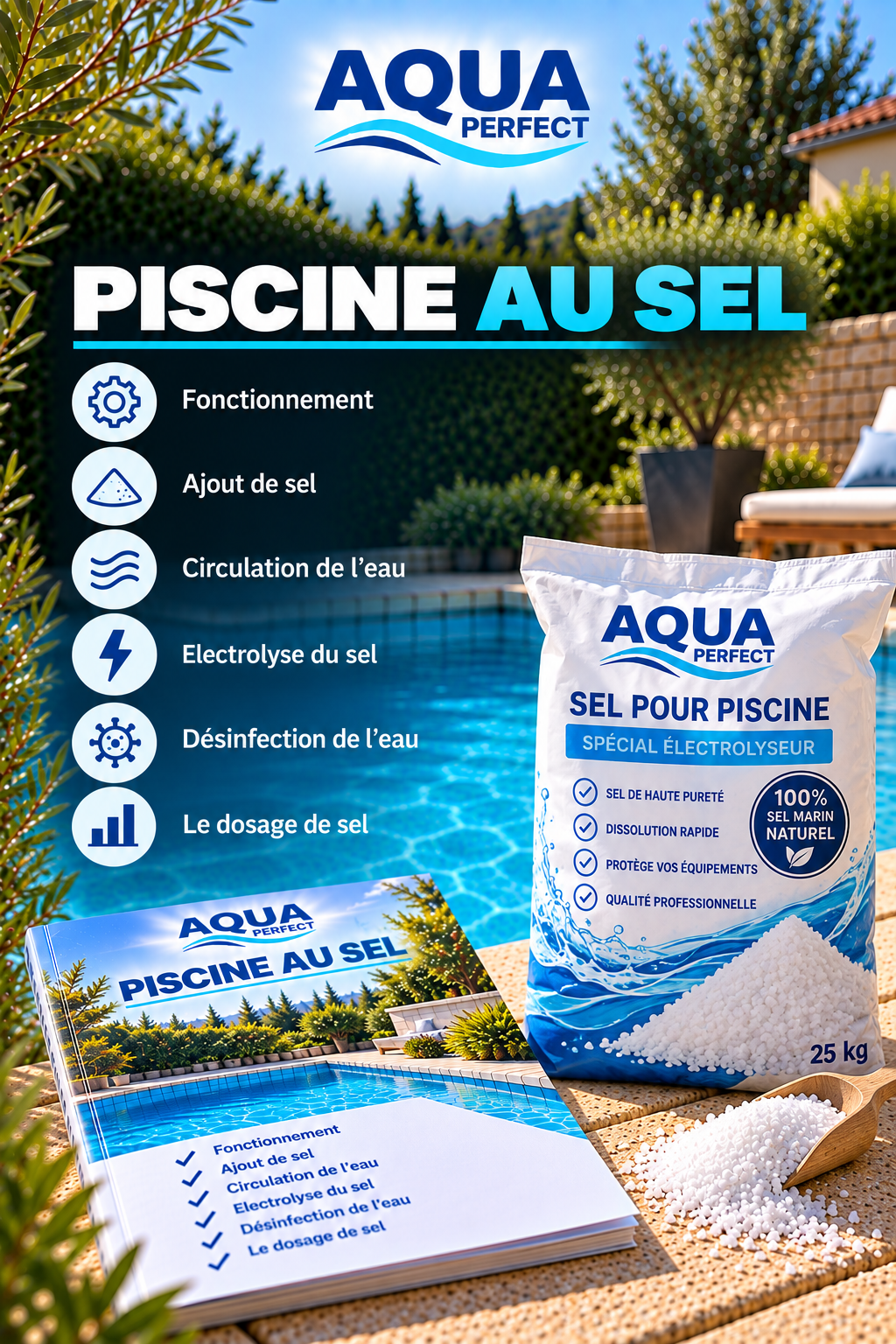 Piscine au sel : comment entretenir votre bassin et adopter les bonnes pratiques ?