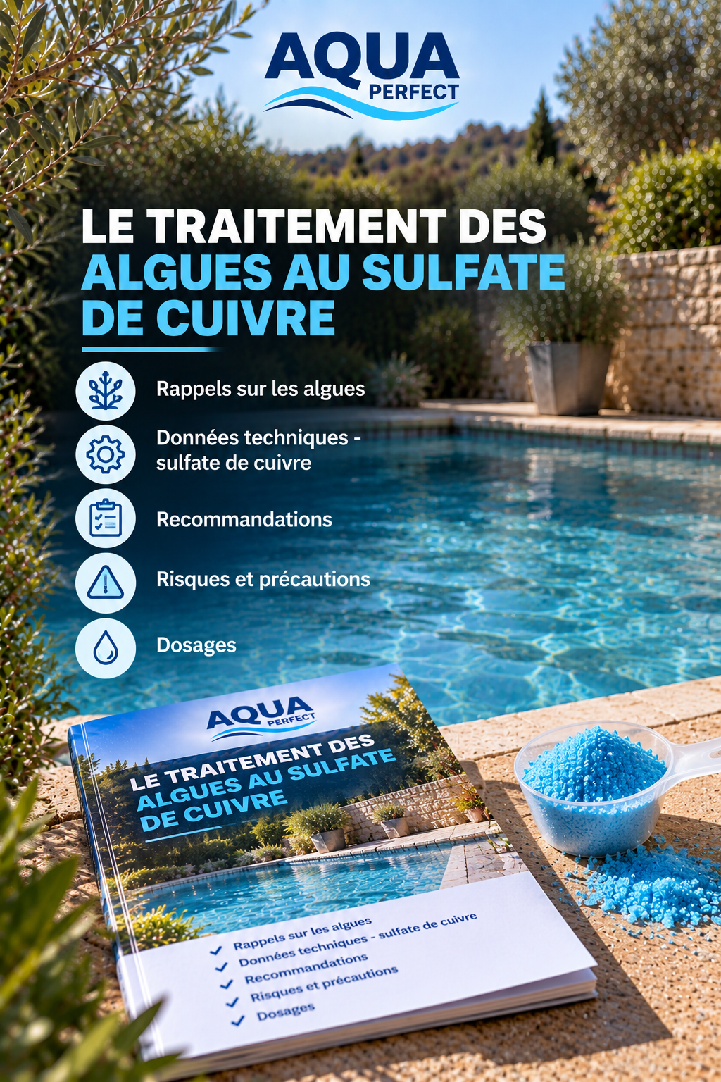 Le traitement des algues au Sulfate de Cuivre