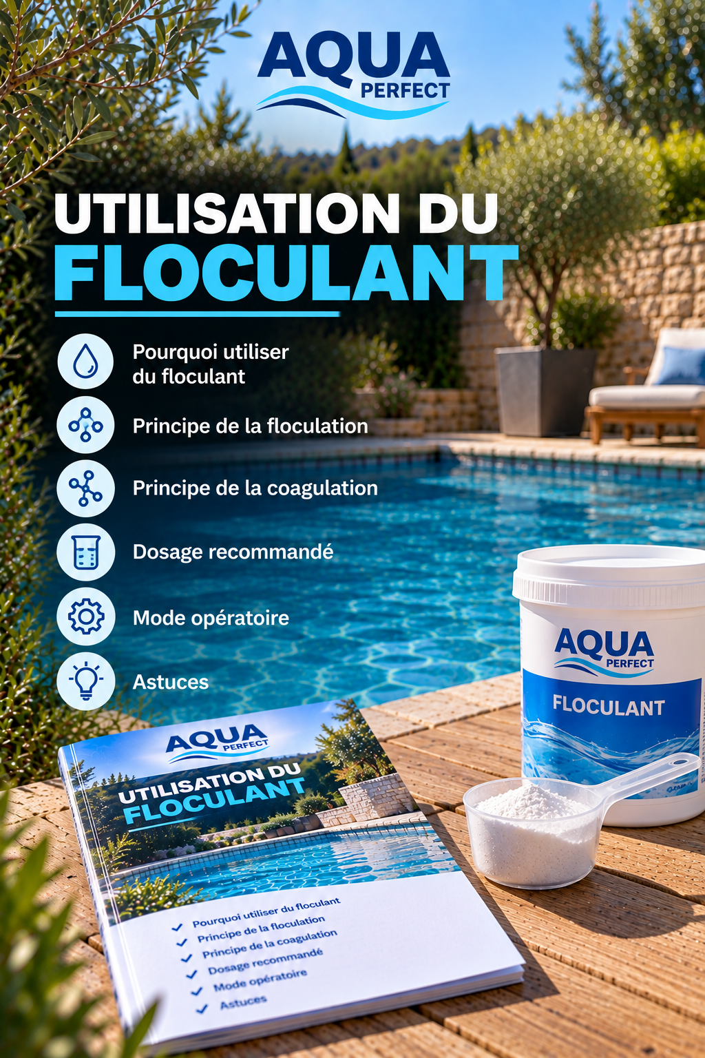 L'utilisation du floculent